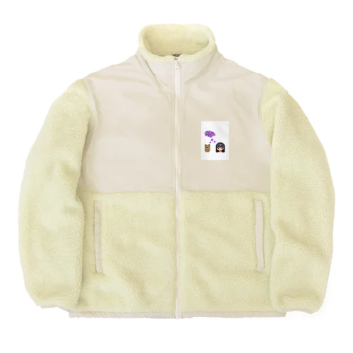 ゆめ Boa Fleece Jacket