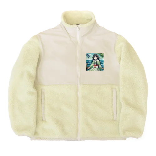 大沢 あや（おおさわ あや） Boa Fleece Jacket