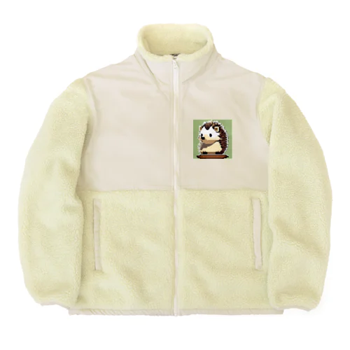 2Dハリネズミ Boa Fleece Jacket