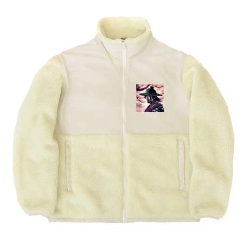 桜とサムライ Boa Fleece Jacket