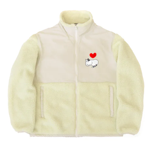 l  love ねこ Boa Fleece Jacket