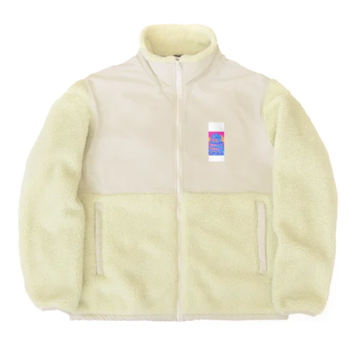 火星のケーキタワー Boa Fleece Jacket