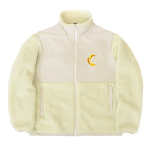 the moon is the heart  Boa Fleece Jacket