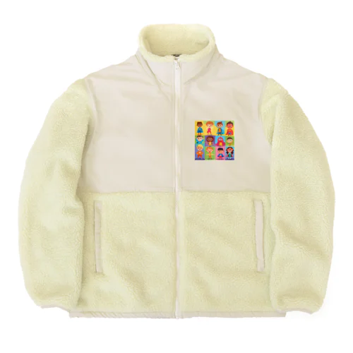 ユニークな特徴や能力子供たち Boa Fleece Jacket