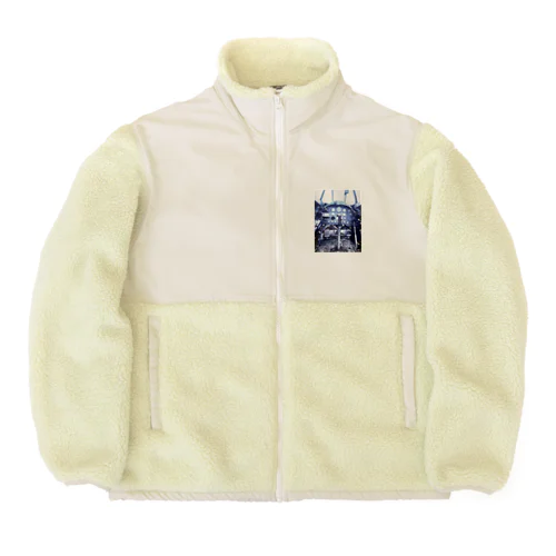 零戦のコックピット Boa Fleece Jacket