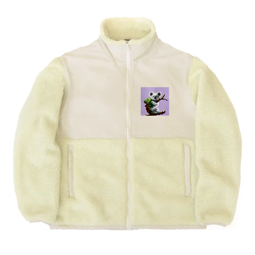 ぴくせるこあら Boa Fleece Jacket