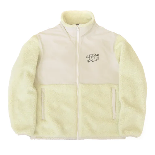 空飛ぶホタ Boa Fleece Jacket