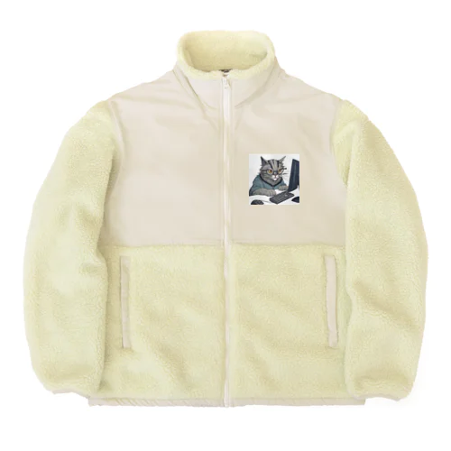 開発者猫 Boa Fleece Jacket