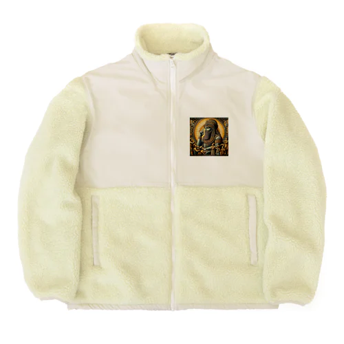 アヌンナキくん Boa Fleece Jacket