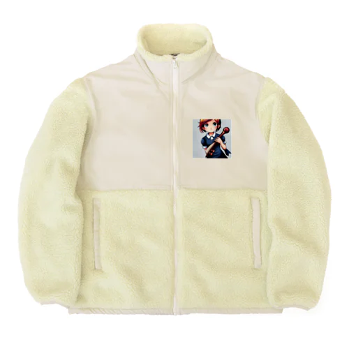 オケ部入団希望の リンちゃん Boa Fleece Jacket