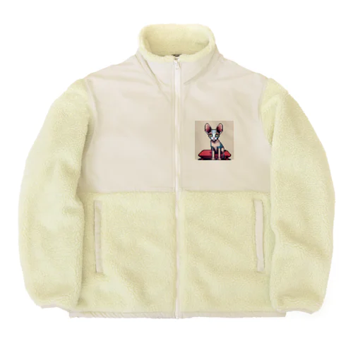 いってらっしゃーいにゃん！ Boa Fleece Jacket