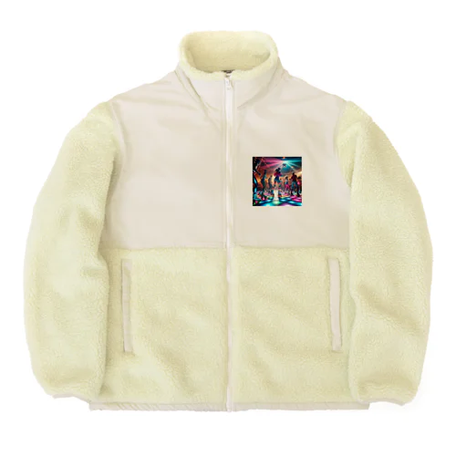 1980年代のポップカルチャー Boa Fleece Jacket