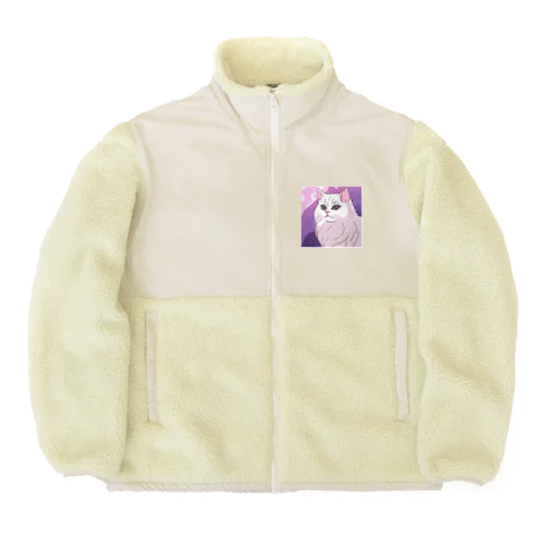 ふわふわペルシャ Boa Fleece Jacket