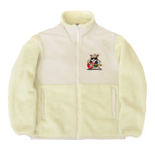 ロックに生きるアニマル Boa Fleece Jacket