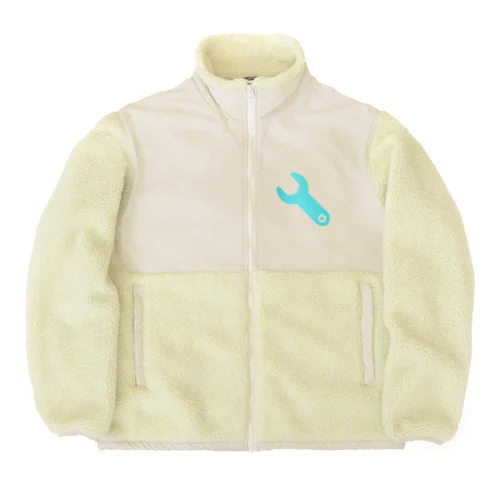 スパナ みずいろ Boa Fleece Jacket