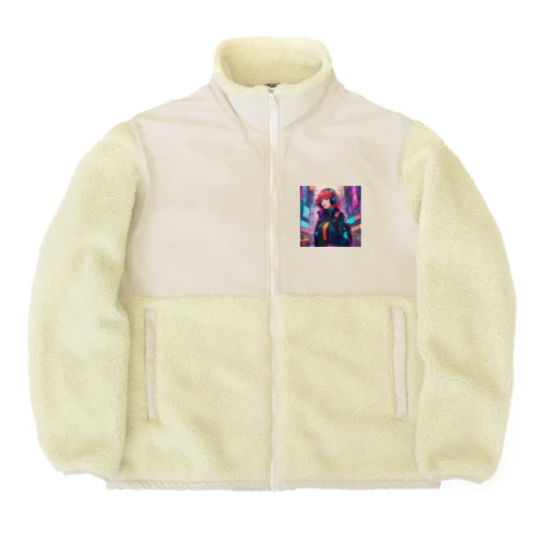 サイバー女子 Boa Fleece Jacket