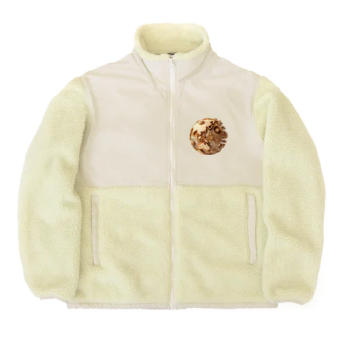 "Wooden Earth" Boa Fleece Jacket