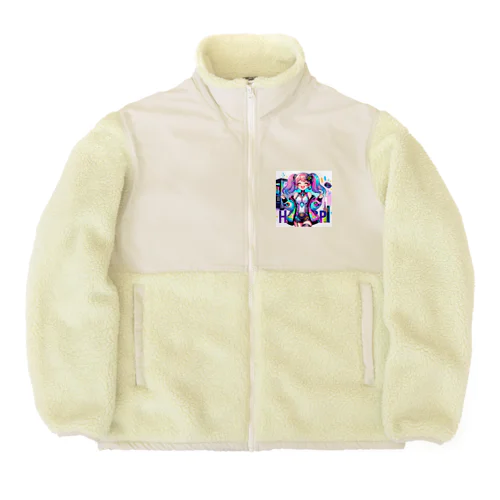 ゲーミング少女ピーシースリー Boa Fleece Jacket