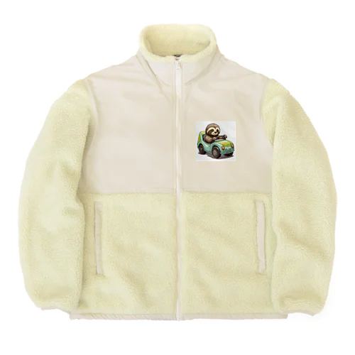 ドライブナマケロくん Boa Fleece Jacket