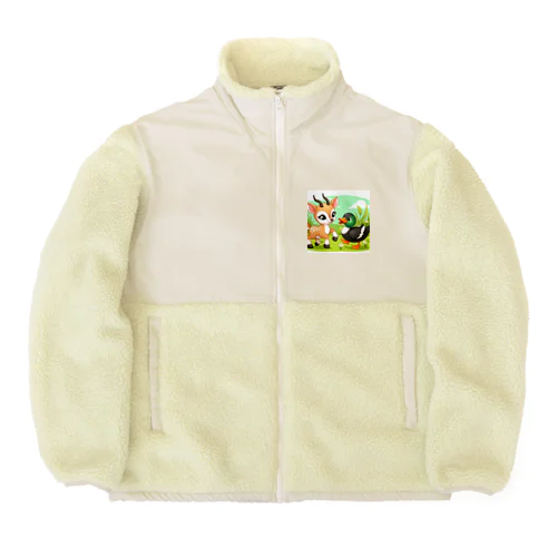 ガモカモグーシー Boa Fleece Jacket