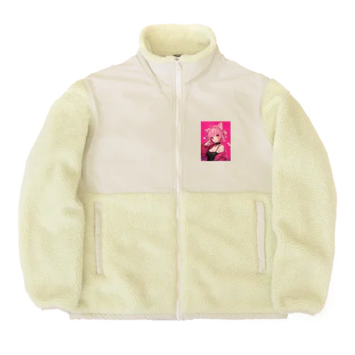 ピンクのチャーム Marsa 106 Boa Fleece Jacket