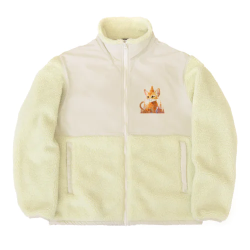 タイ猫 Boa Fleece Jacket