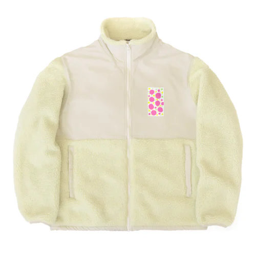 ハムとコーンとアスパラガス Boa Fleece Jacket