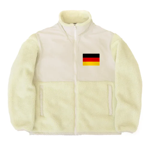 ドイツの国旗 ボアフリースジャケット