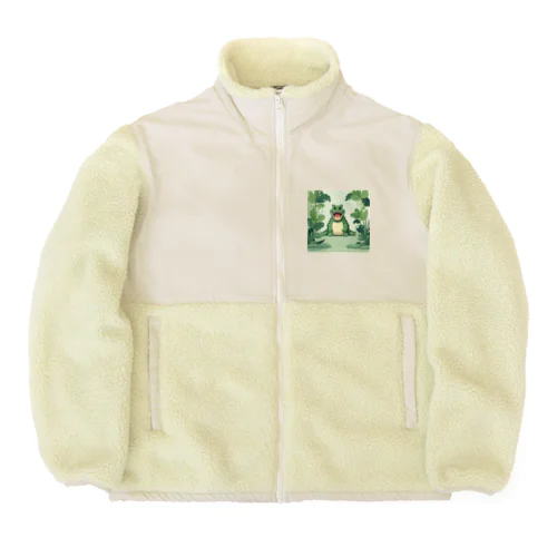 ワニワニ Boa Fleece Jacket