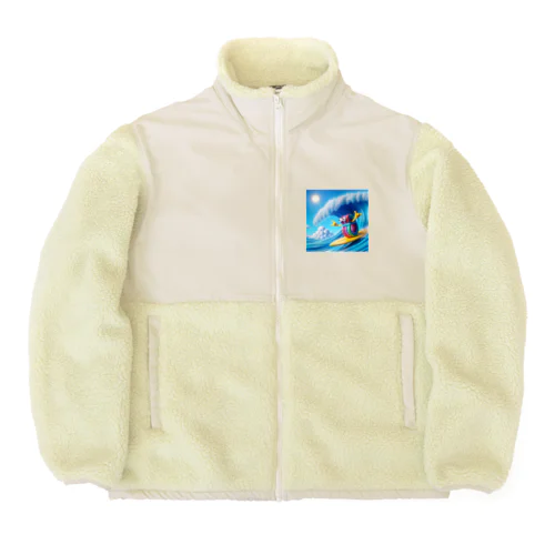 波乗り輪ゴム Boa Fleece Jacket