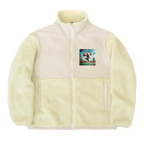 ｐちゃんの冒険 Boa Fleece Jacket