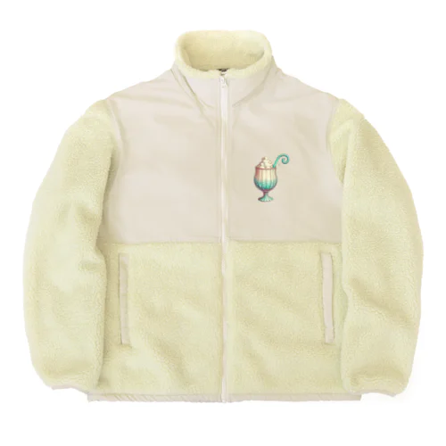 クリームソーダ Boa Fleece Jacket