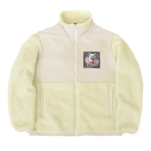 バレリーにゃ Boa Fleece Jacket