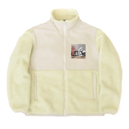 わんこくん Boa Fleece Jacket