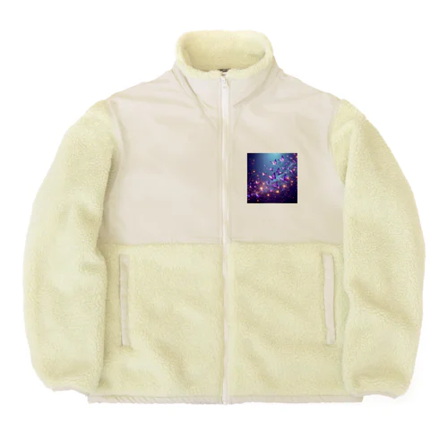 紫蝶・壱 Boa Fleece Jacket