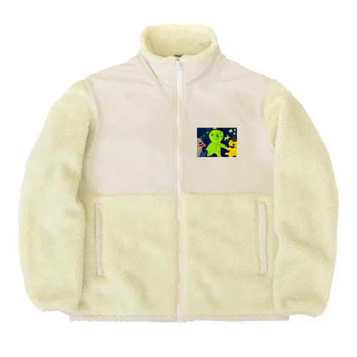 ぜん太くんのおともだち Boa Fleece Jacket