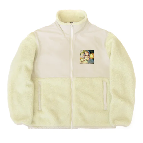 癒し系魔法少女 Boa Fleece Jacket