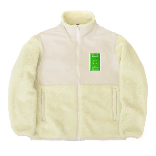 サッカーコート柄スマホケース（iPhone 7/8） Boa Fleece Jacket