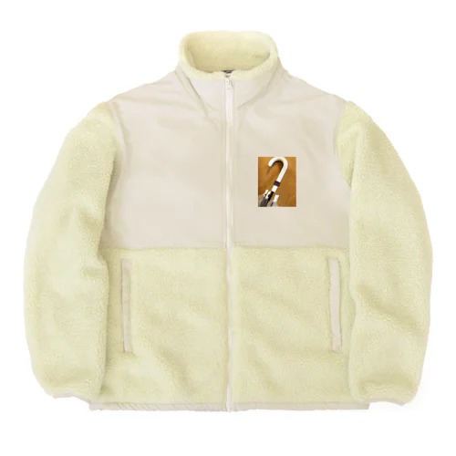 夫が持って帰って来たよ浮気だね Boa Fleece Jacket