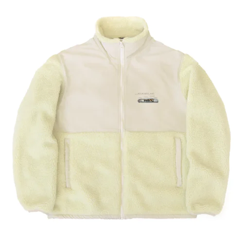 まっすぐ猫-3.2 Boa Fleece Jacket