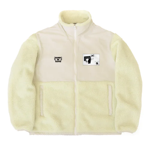 お化けこわい Boa Fleece Jacket