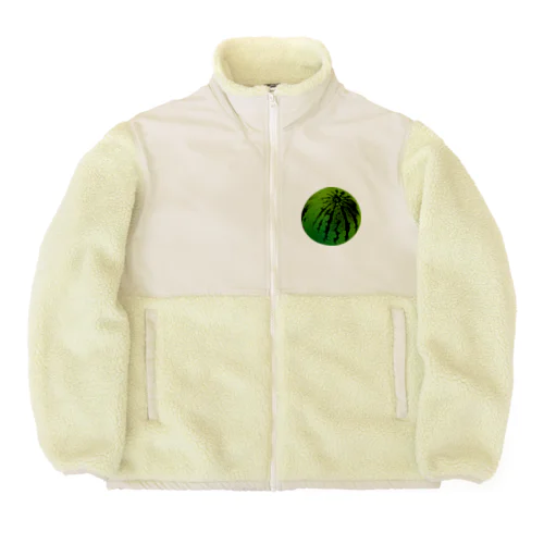 すいか -watermelon- 丸 Boa Fleece Jacket