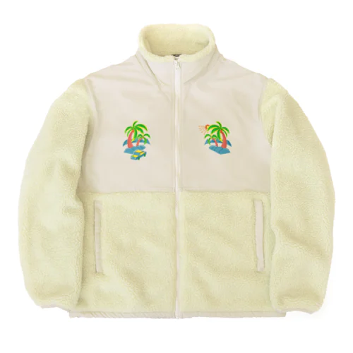 ゆるスカ パームツリー 180-1 Boa Fleece Jacket