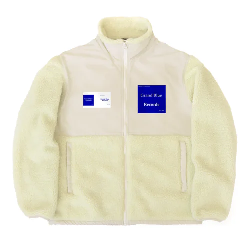 Grand Blue Records Boa Fleece Jacket