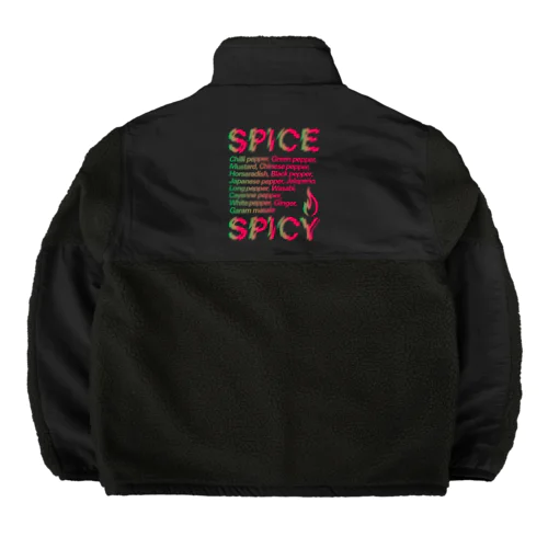 SPICE SPICY（Chili） ボアフリースジャケット