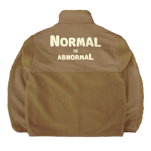 NORMAL ボアフリースジャケット