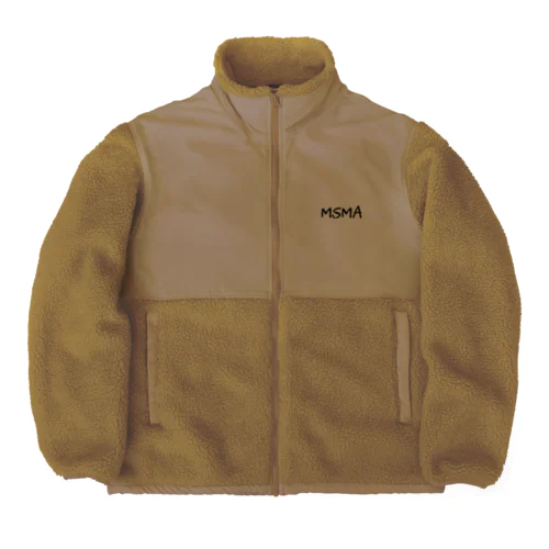 MSMA（むずま）シンプルデザイン Boa Fleece Jacket