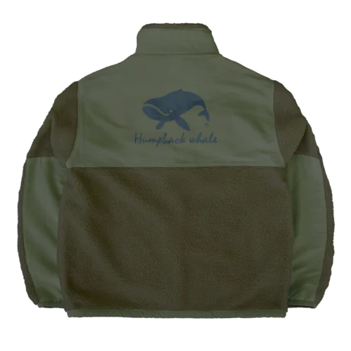 Humpback whale22 Boa Fleece Jacket