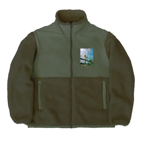 『太陽🌞と北風』 Boa Fleece Jacket