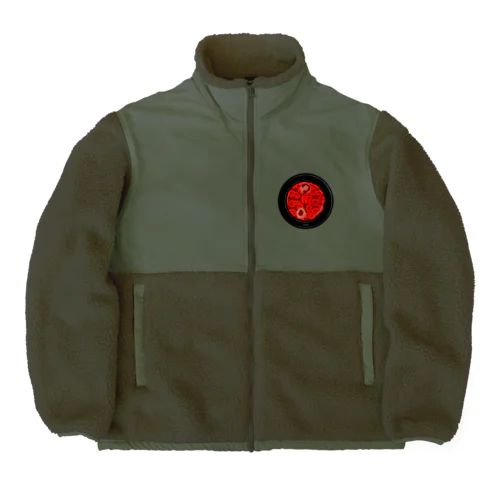 血液 パターン1 Boa Fleece Jacket